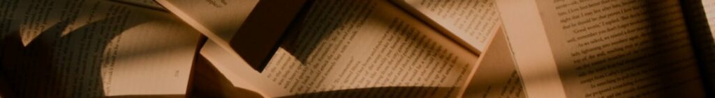 scattered books